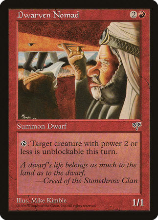 Dwarven Nomad [Mirage] | Exor Games Summserside
