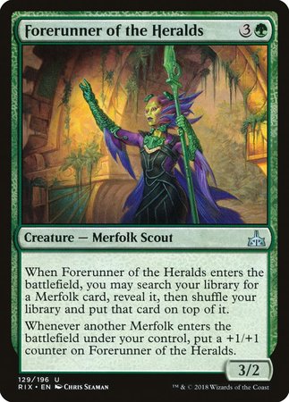 Forerunner of the Heralds [Rivals of Ixalan] | Exor Games Summserside