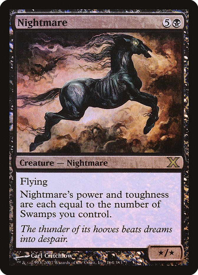 Nightmare (Premium Foil) [Tenth Edition] | Exor Games Summserside