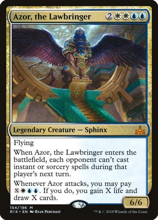 Azor, the Lawbringer [Rivals of Ixalan] | Exor Games Summserside