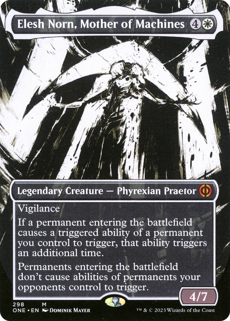 Elesh Norn, Mother of Machines (Borderless Ichor) [Phyrexia: All Will Be One] | Exor Games Summserside