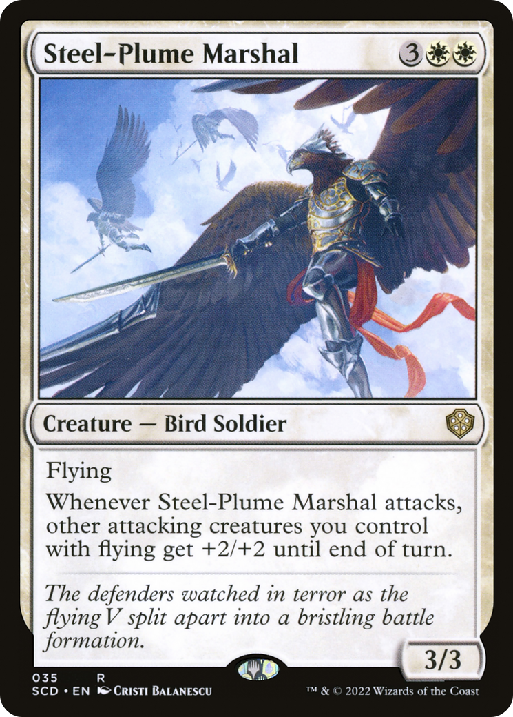 Steel-Plume Marshal [Starter Commander Decks] | Exor Games Summserside