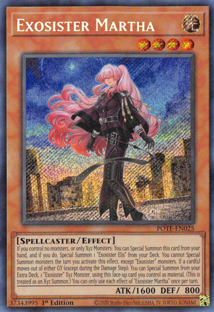 Exosister Martha [POTE-EN025] Secret Rare | Exor Games Summserside