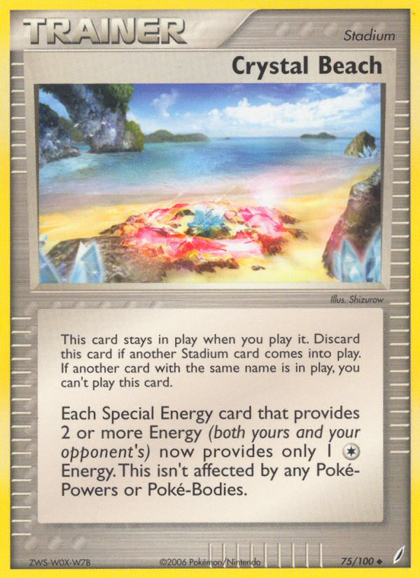 Crystal Beach (75/100) [EX: Crystal Guardians] | Exor Games Summserside