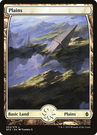 Plains (254) - Full Art [Battle for Zendikar] | Exor Games Summserside