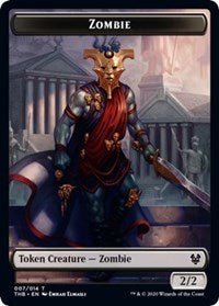 Zombie // Satyr Double-sided Token [Theros Beyond Death Tokens] | Exor Games Summserside