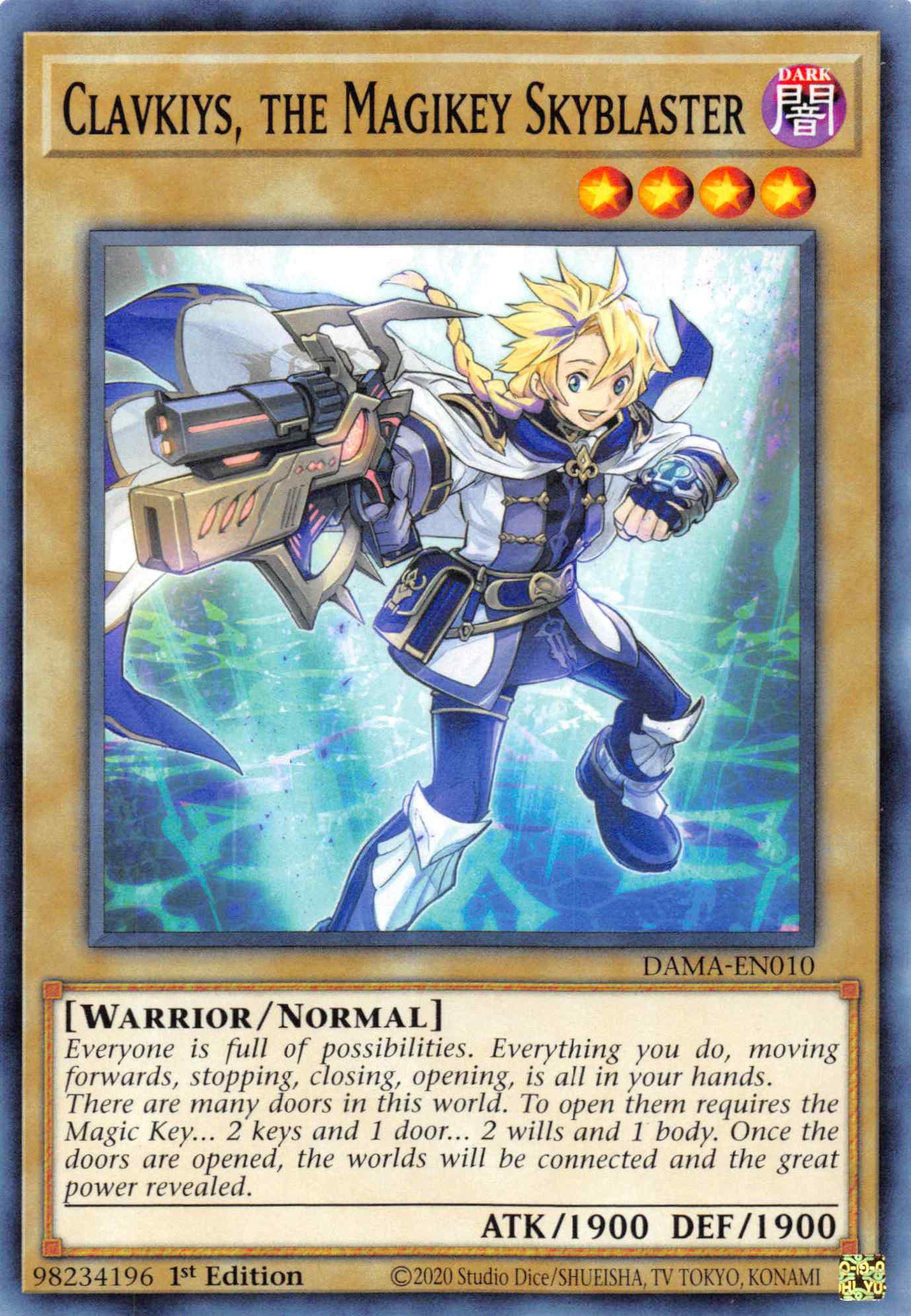 Clavkiys, the Magikey Skyblaster [DAMA-EN010] Common | Exor Games Summserside