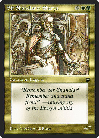 Sir Shandlar of Eberyn [Legends] | Exor Games Summserside