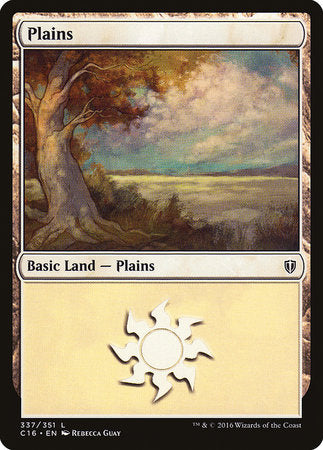 Plains (337) [Commander 2016] | Exor Games Summserside