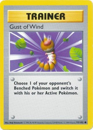Gust of Wind (93/102) [Base Set Shadowless Unlimited] | Exor Games Summserside