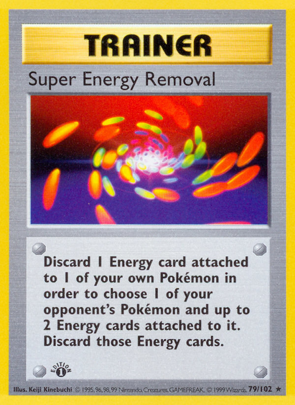 Super Energy Removal (79/102) (Shadowless) [Base Set 1st Edition] | Exor Games Summserside