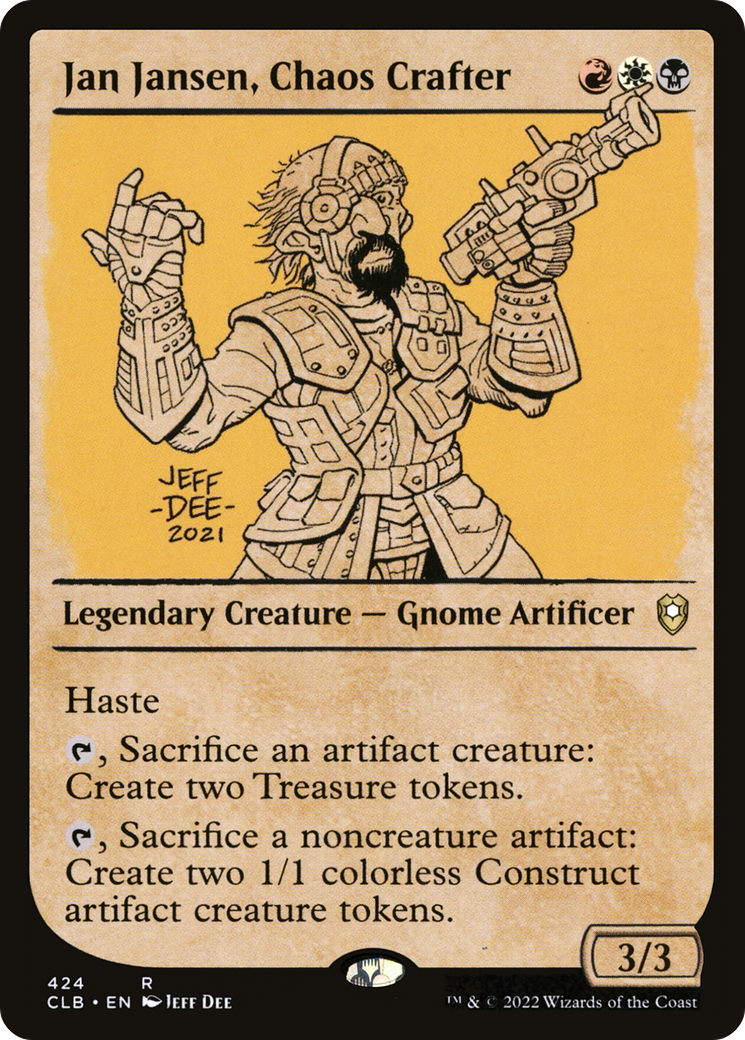 Jan Jansen, Chaos Crafter (Showcase) [Commander Legends: Battle for Baldur's Gate] | Exor Games Summserside