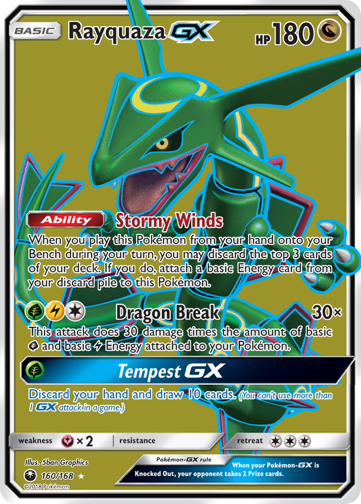 Rayquaza GX (160/168) [Sun & Moon: Celestial Storm] | Exor Games Summserside