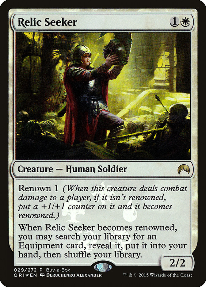 Relic Seeker (Buy-A-Box) [Magic Origins Promos] | Exor Games Summserside