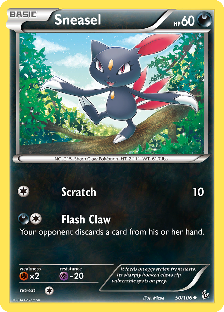 Sneasel (50/106) [XY: Flashfire] | Exor Games Summserside