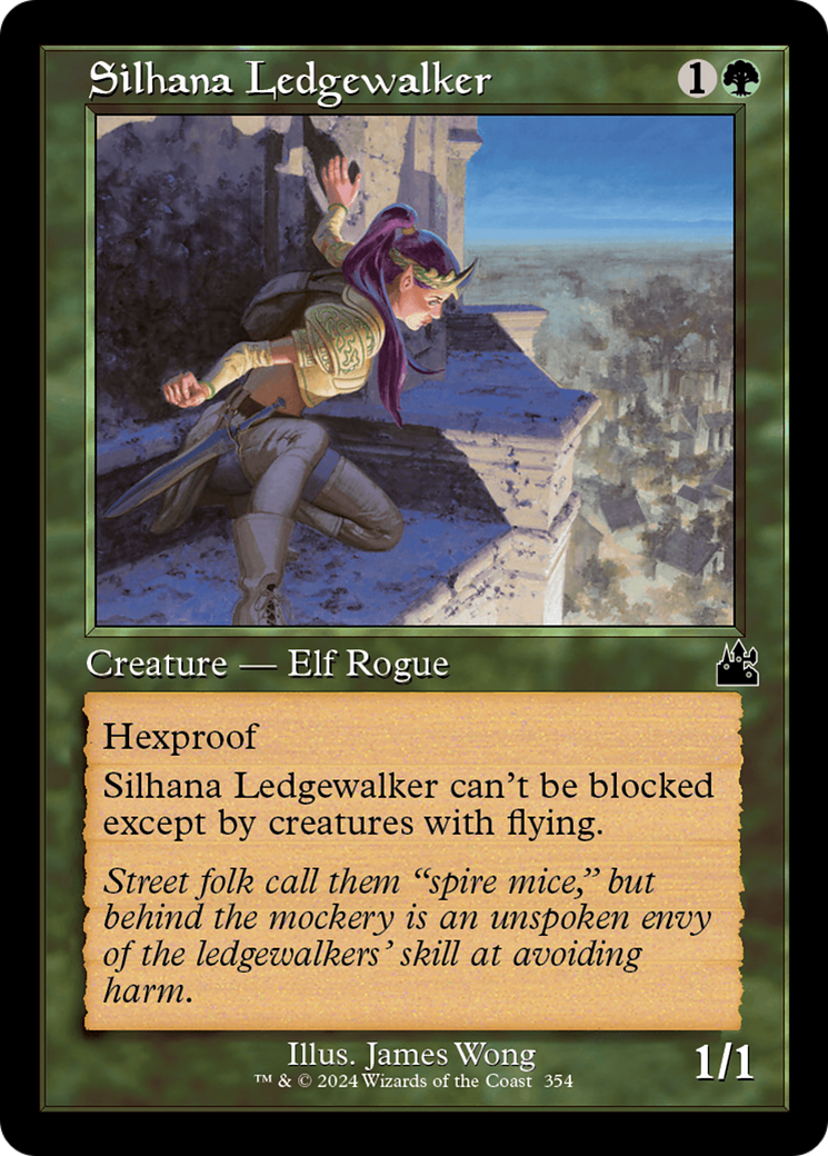 Silhana Ledgewalker (Retro Frame) [Ravnica Remastered] | Exor Games Summserside