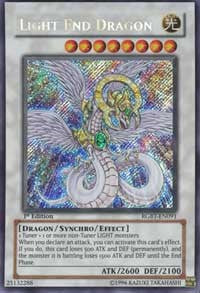 Light End Dragon [RGBT-EN091] Secret Rare | Exor Games Summserside