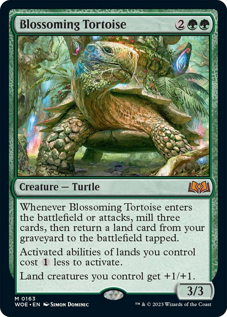 Blossoming Tortoise [Wilds of Eldraine] | Exor Games Summserside