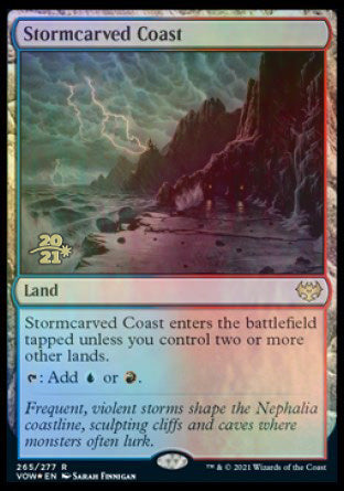 Stormcarved Coast [Innistrad: Crimson Vow Prerelease Promos] | Exor Games Summserside