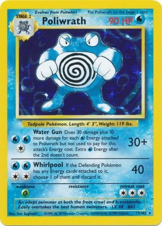 Poliwrath (13/102) [Base Set Unlimited] | Exor Games Summserside