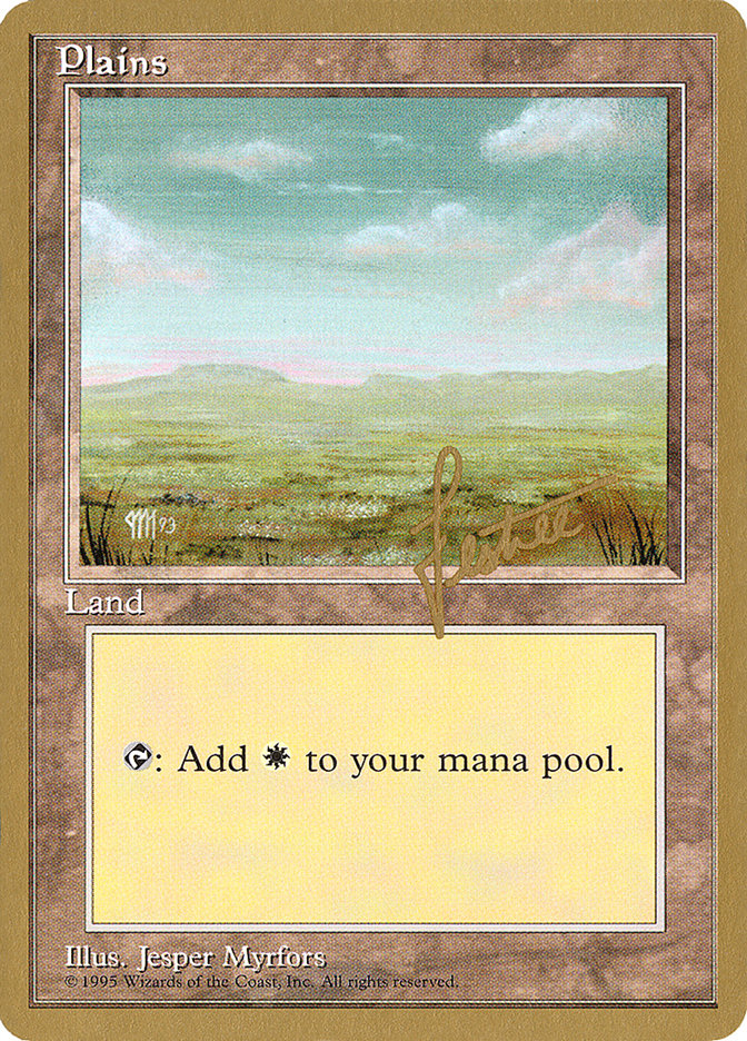 Plains (bl364) (Bertrand Lestree) [Pro Tour Collector Set] | Exor Games Summserside