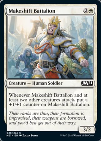 Makeshift Battalion [Core Set 2021] | Exor Games Summserside