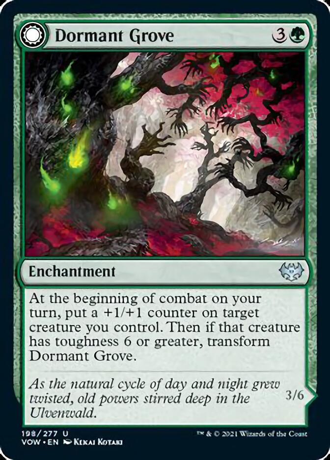 Dormant Grove // Gnarled Grovestrider [Innistrad: Crimson Vow] | Exor Games Summserside