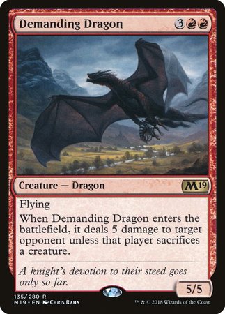 Demanding Dragon [Core Set 2019] | Exor Games Summserside