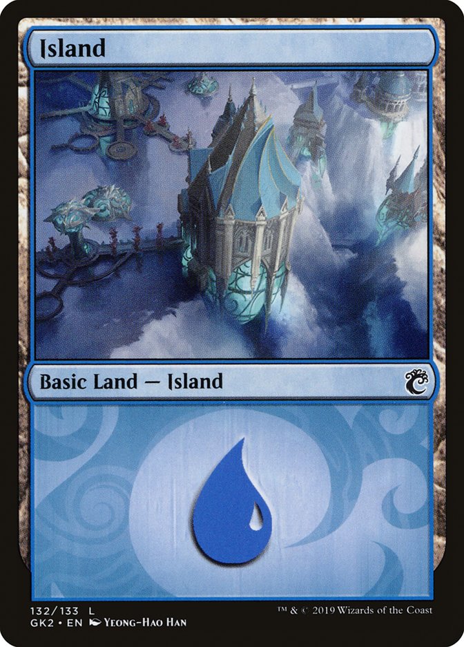 Island (132) [Ravnica Allegiance Guild Kit] | Exor Games Summserside