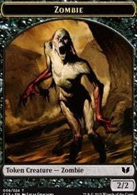 Zombie // Spirit (022) Double-Sided Token [Commander 2015 Tokens] | Exor Games Summserside