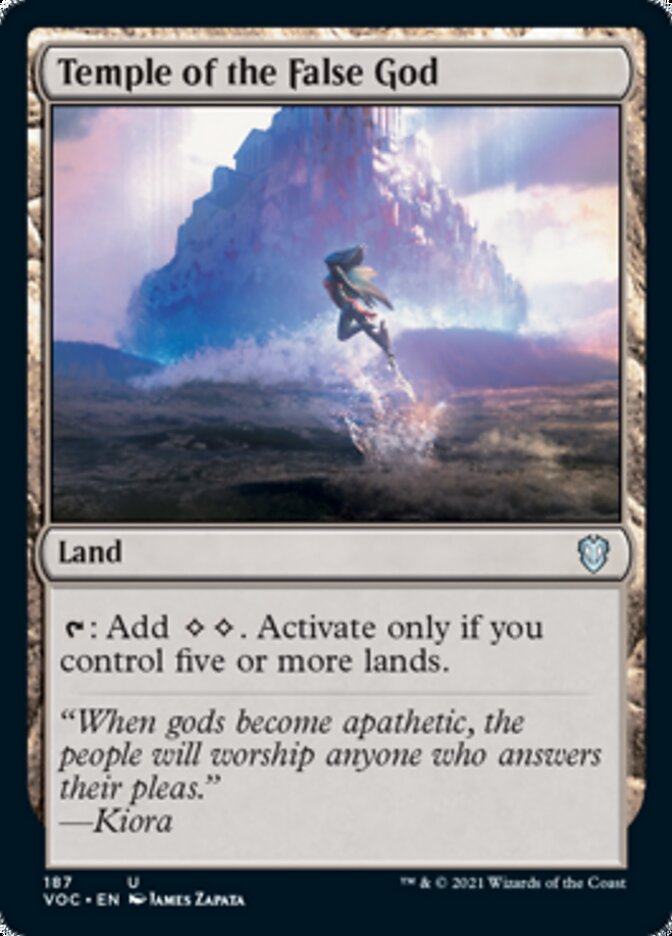 Temple of the False God [Innistrad: Crimson Vow Commander] | Exor Games Summserside