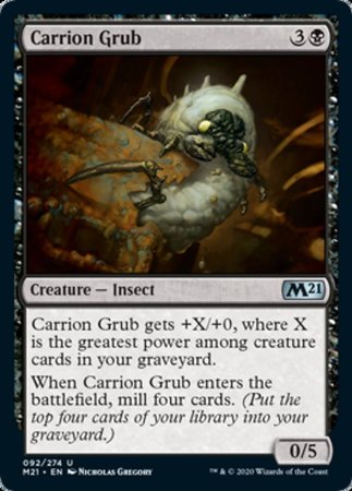 Carrion Grub [Core Set 2021] | Exor Games Summserside