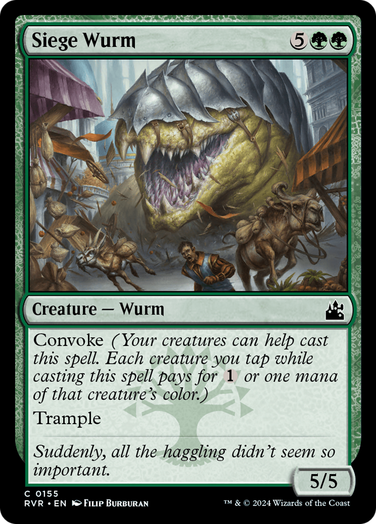 Siege Wurm [Ravnica Remastered] | Exor Games Summserside