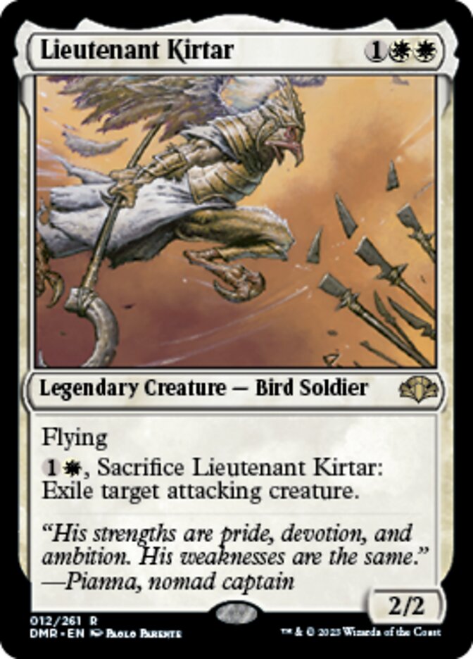 Lieutenant Kirtar [Dominaria Remastered] | Exor Games Summserside