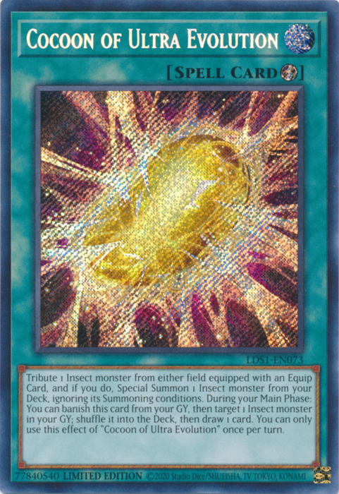 Cocoon of Ultra Evolution [LDS1-EN073] Secret Rare | Exor Games Summserside