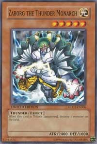 Zaborg the Thunder Monarch [GLD2-EN006] Common | Exor Games Summserside