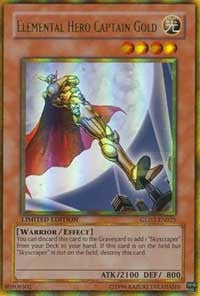 Elemental Hero Captain Gold [GLD2-EN025] Ultra Rare | Exor Games Summserside