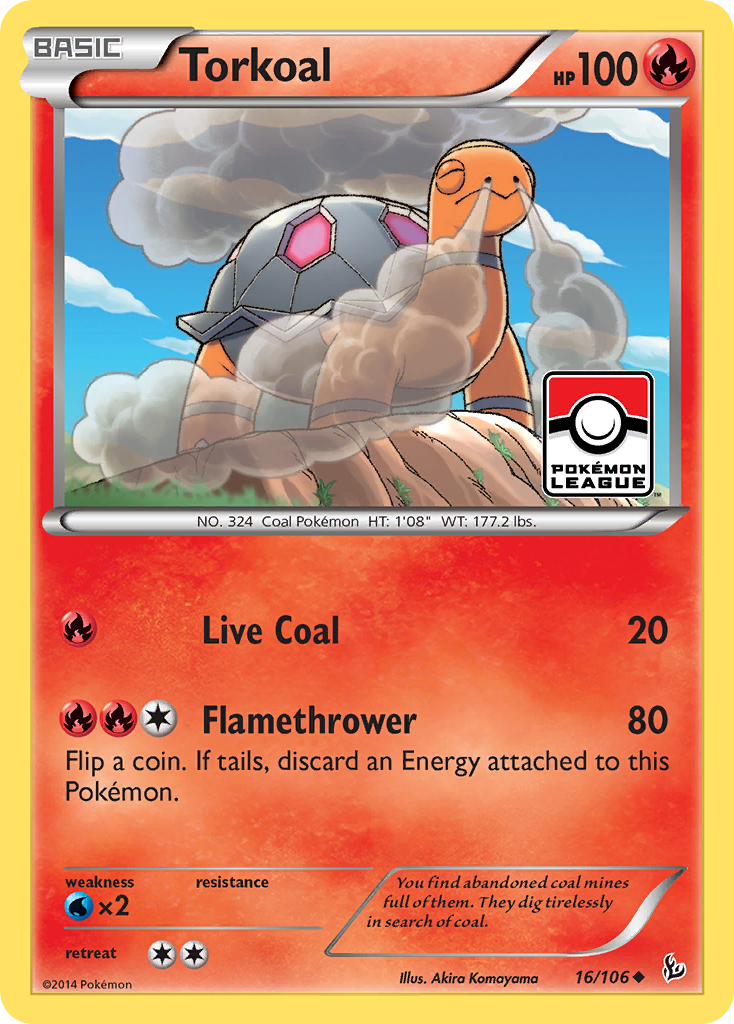 Torkoal (16/106) [XY: Flashfire] | Exor Games Summserside