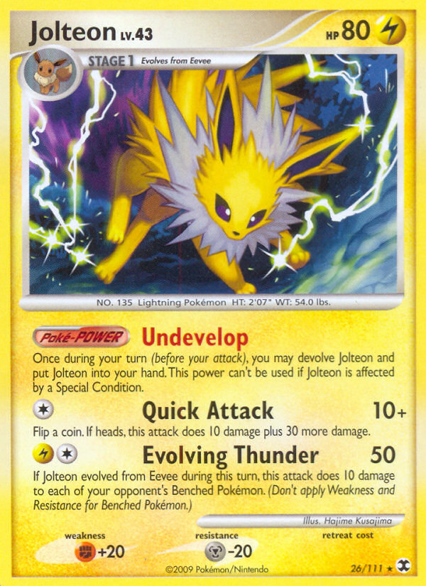 Jolteon (26/111) [Platinum: Rising Rivals] | Exor Games Summserside