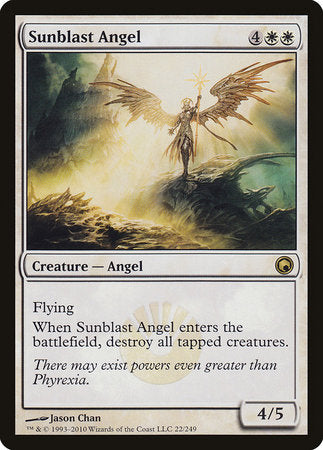 Sunblast Angel [Scars of Mirrodin] | Exor Games Summserside