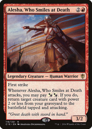 Alesha, Who Smiles at Death [Commander 2016] | Exor Games Summserside