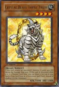 Crystal Beast Topaz Tiger [DP07-EN004] Rare | Exor Games Summserside