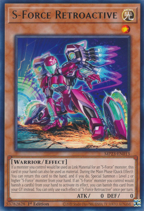 S-Force Retroactive [MP23-EN013] Rare | Exor Games Summserside