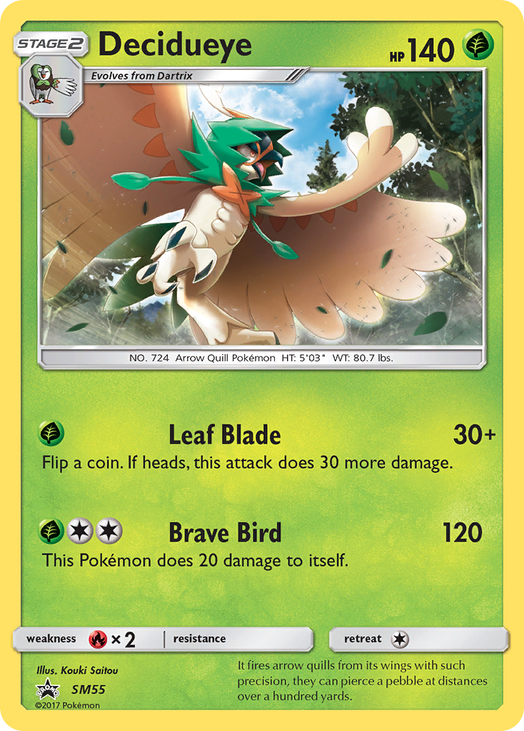 Decidueye (SM55) [Sun & Moon: Black Star Promos] | Exor Games Summserside