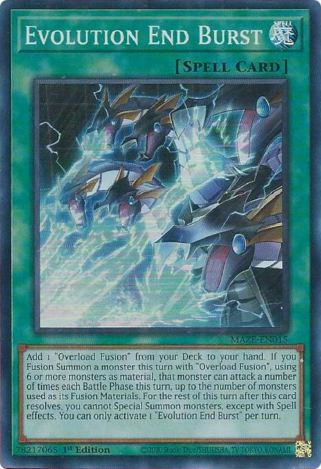 Evolution End Burst [MAZE-EN015] Super Rare | Exor Games Summserside