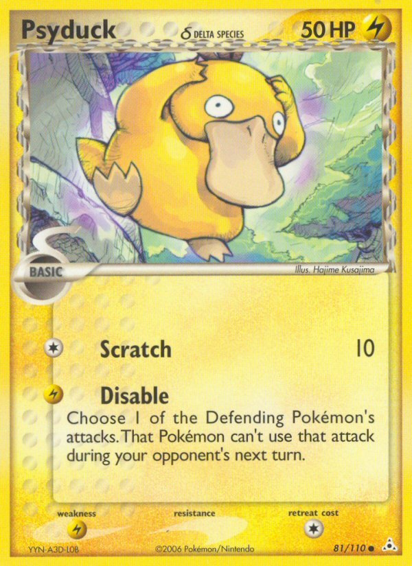 Psyduck (81/110) (Delta Species) [EX: Holon Phantoms] | Exor Games Summserside