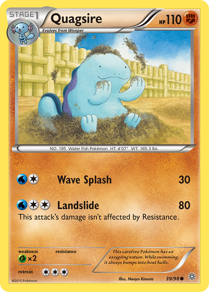 Quagsire (39/98) [XY: Ancient Origins] | Exor Games Summserside