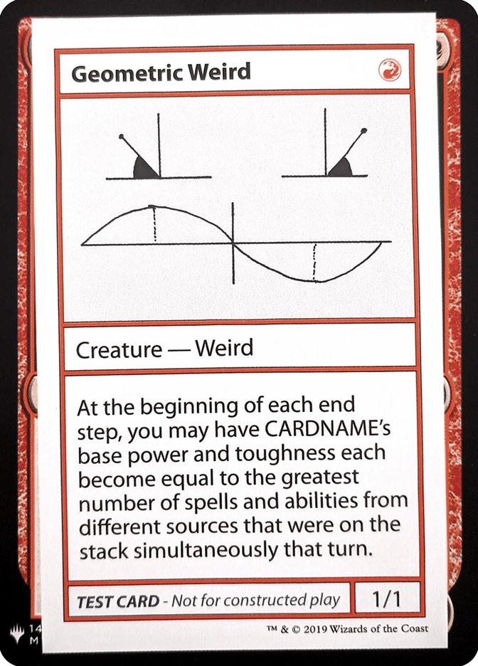 Geometric Weird [Mystery Booster Playtest Cards] | Exor Games Summserside