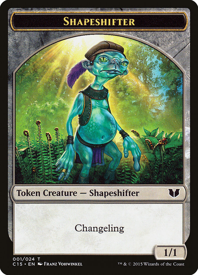 Shapeshifter // Shapeshifter Double-Sided Token [Commander 2015 Tokens] | Exor Games Summserside