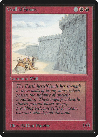 Wall of Stone [Limited Edition Beta] | Exor Games Summserside